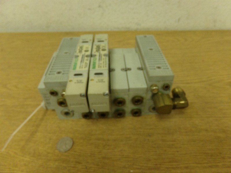 Numatics 123BB6Z2MN Block w/ Solenoid Valves Assembly 00061 *FREE SHIPPING*