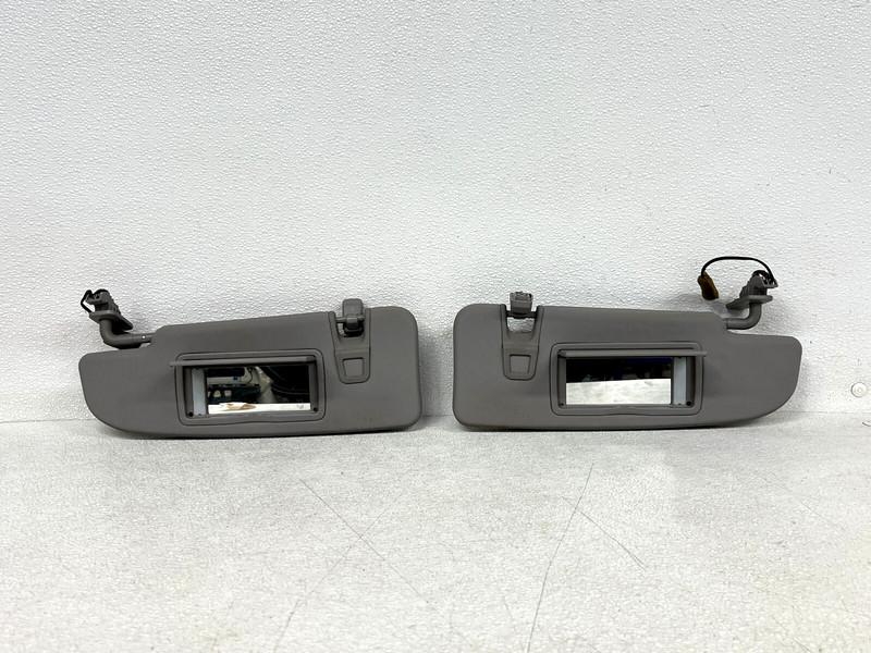 ⭐2017-2021 ALFA ROMEO GIULIA LEFT RIGHT SUNVISOR SHADE W/MIRROR SET OEM LOT2559