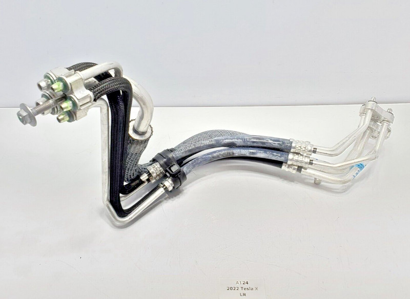 ✅ 21-23 OEM Tesla Model X AC Air Conditioning Hose Tube Pipe Line Assembly