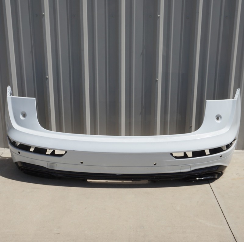 2018 - 2025 Audi Q5 2.0L Rear Bumper Cover White OEM