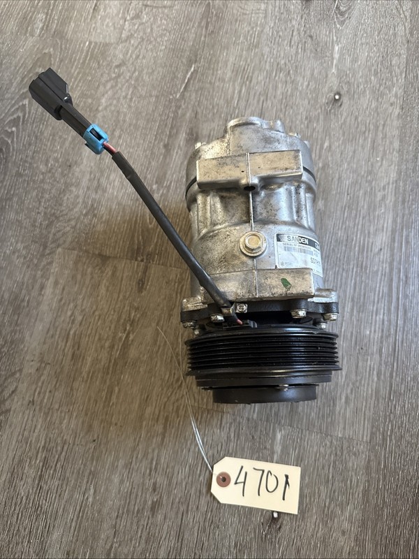 Sanden 4120 AC Compressor 6 Groove A/C Clutch Refrigerant R134a