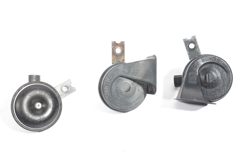 2011-2014 HYUNDAI SONATA GLS HORN HIGH LOW ALARM SET OF 3 OEM