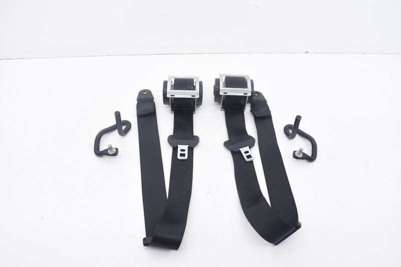 2006 Mini Cooper S R52 Front Left Right Seat Belt Retractors Set Black OEM KW87