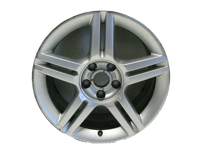 04-09 AUDI B7 A4 QUATTRO RIM WHEEL 5 DOUBLE SPOKE OEM 7.5 17" 8E0601025 011922 2