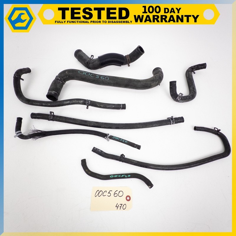 97-04 CHEVROLET CORVETTE C5 RADIATOR ENGINE COOLANT WATER HOSE PIPE LINE SET OEM