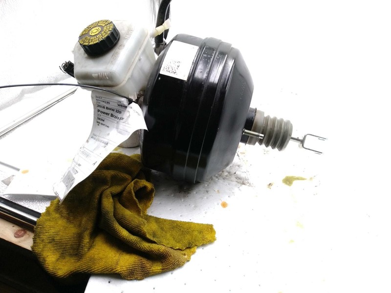 2018 BMW 320i Power Brake Booster OEM 34336872637 Grey 123k Miles