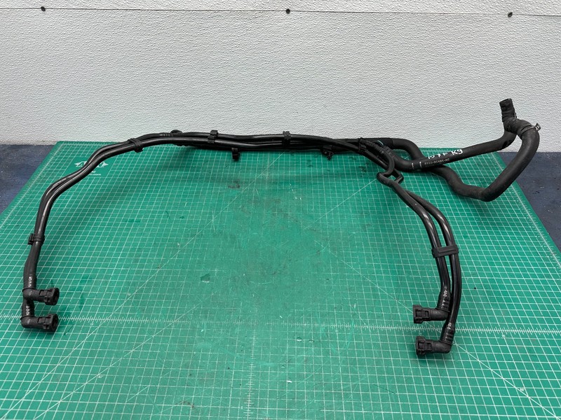 13-15 JAGUAR XF 3.0L ENGINE MOTOR RADIATOR COOLANT RETURN HOSE PIPE SET OEM
