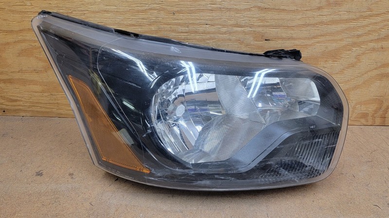 2015 2016 2017 2018 Ford Transit Black Halogen Headlight Right Passenger OEM