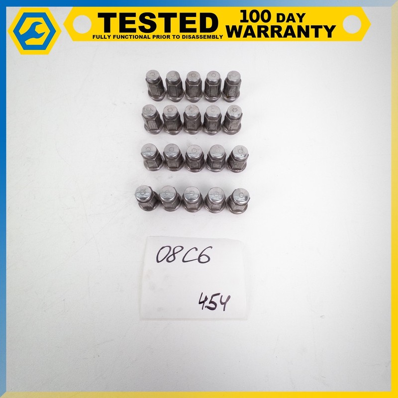 05-13 CHEVROLET CORVETTE C6 XLR LEFT RIGHT WHEEL LUG NUTS SET OF 20 OEM