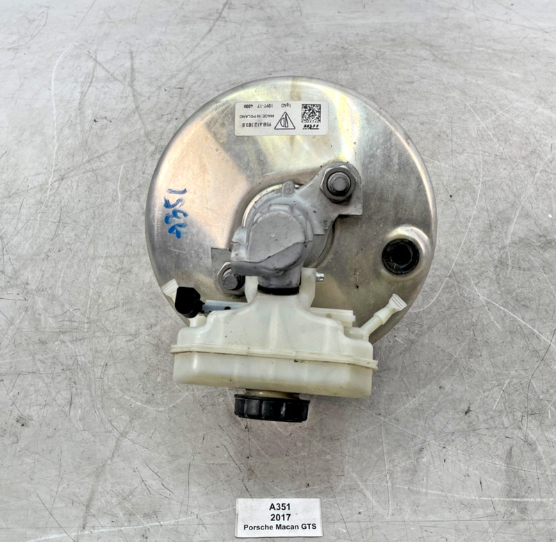 ✅ 15-18 OEM Porsche Macan GTS 95B Brake Booster Master Cylinder Reservoir