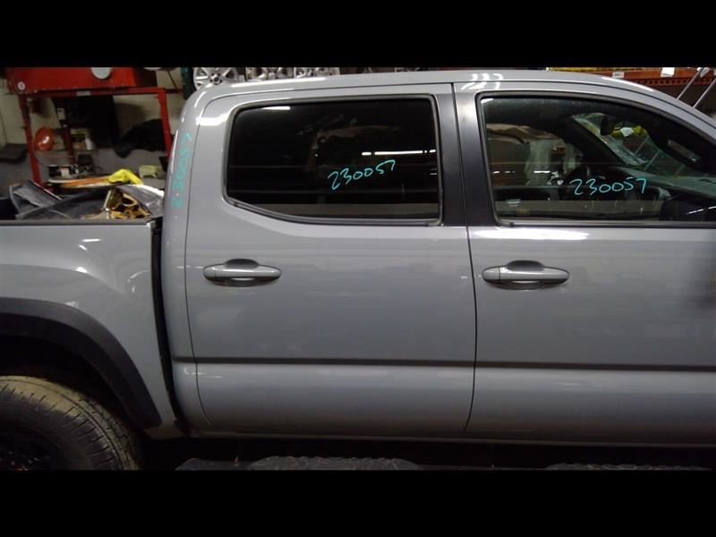 Passenger Rear Side Door Gray Crew Cab 4 Door Fits 16-19 TACOMA 1067651