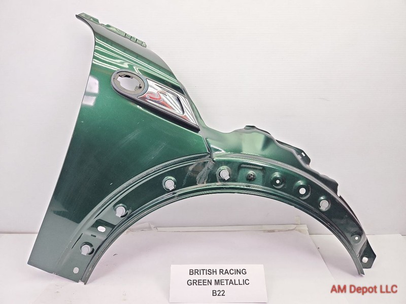 2011 Mini Cooper S R55 R56 R57 R58 R59 Front Right Passenger Fender Green