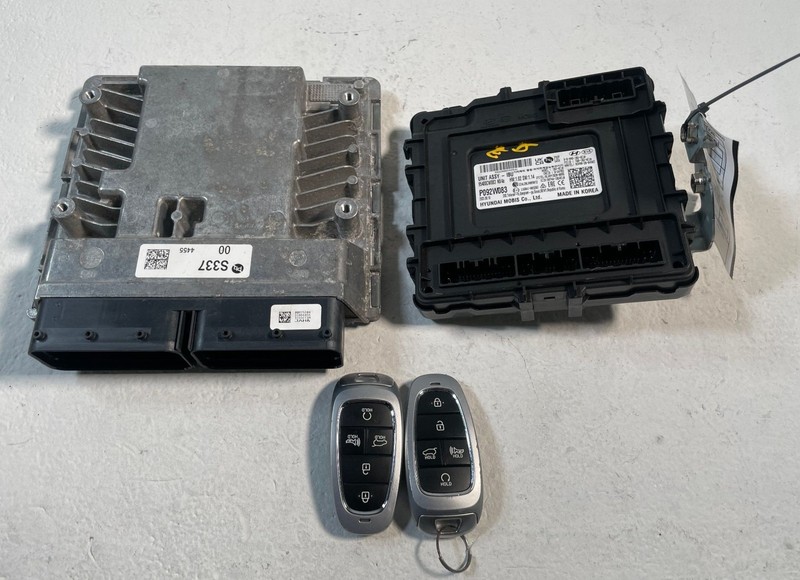 2024 HYUNDAI TUCSON SEL ENGINE & BODY CONTROL MODULE ECM BCM W/ KEY FOB #107341