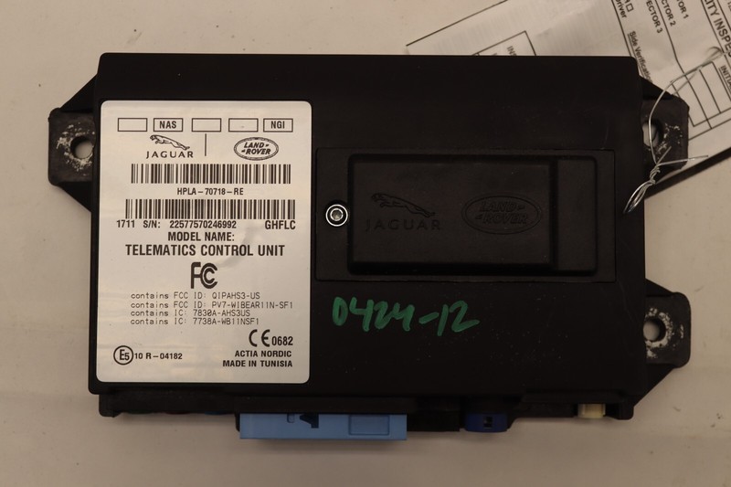 2017 RANGE ROVER L405 COMMUNICATION TELEMATICS CONTROL MODULE UNIT OEM