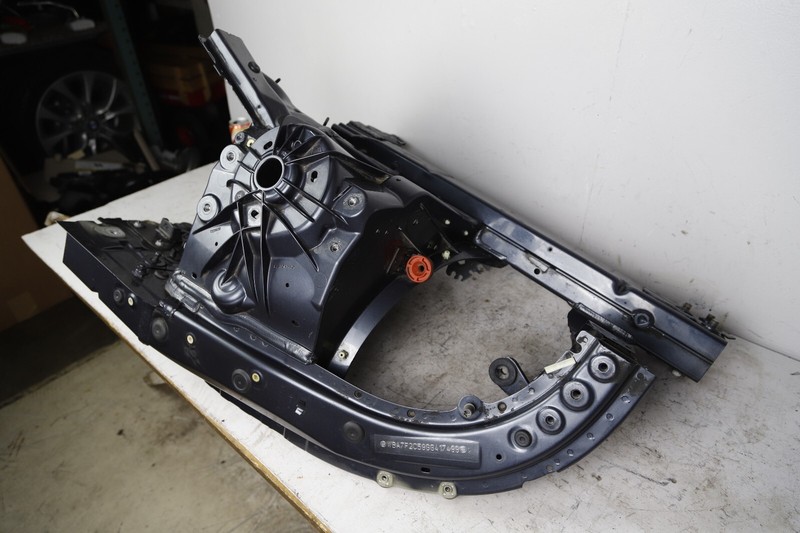 2016-2019 BMW 750I G12 RIGHT PASSENGER FRONT FRAME RAIL BODY CLIP CUT OEM