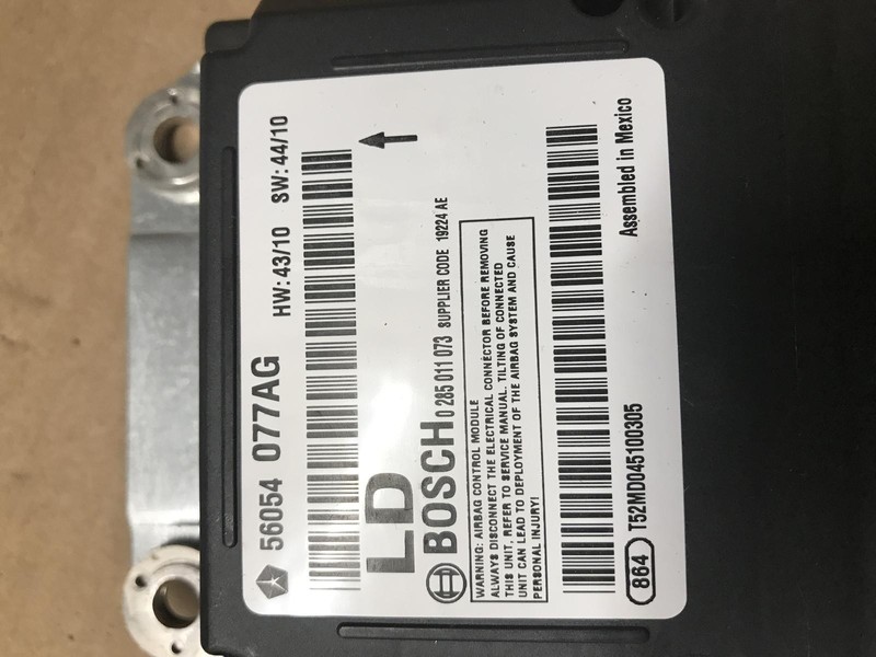 DODGE CHARGER Air Bag control module OEM 1 Year Warranty!