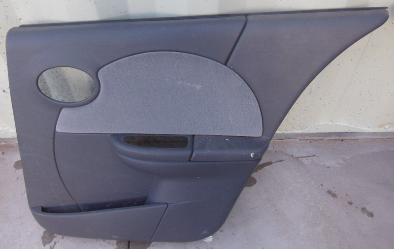 2005 Saturn Ion Level Right Rear Inner Door Cover Panel Grey Side Trim Passenger