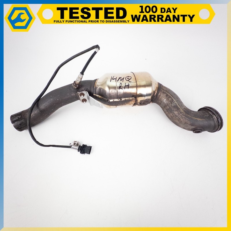 14-19 MASERATI QUATTROPORTE GHIBLI 3.0L ENGINE RIGHT SIDE EXHAUST DOWNPIPE OEM
