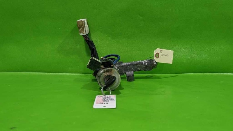 92-00 LEXUS SC400 IGNITION SWITCH CYLINDER HOUSING W/KEY OEM 4597-10