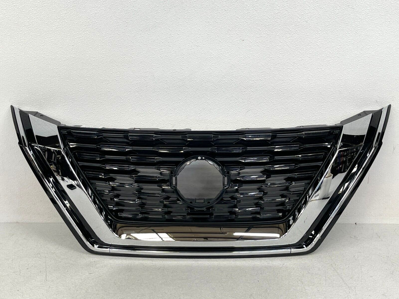 ⭐NICE! 2021-2023 NISSAN ROGUE FRONT BUMPER UPPER GRILL BLACK W/ CHROME OEM