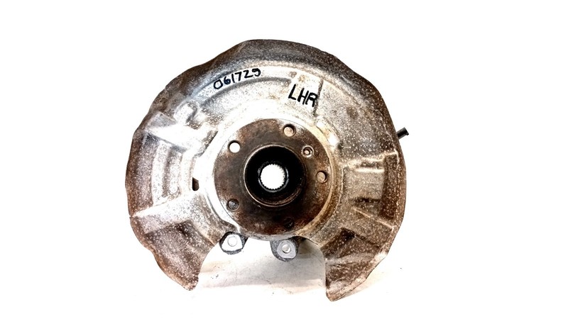 11-18 BMW F10 550i REAR LEFT SPINDLE KNUCKLE WHEEL HUB BEARING CARRIER 061725