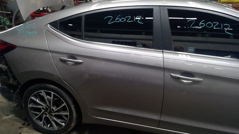 Passenger Rear Side Door Electric Sedan Korea Built Fits 17-20 ELANTRA 1796537