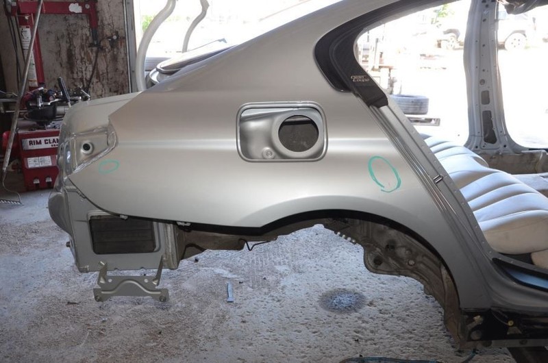 2013-2019 BMW 640I Gran Coupe Passenger Right Rear Quarter Panel Cut Assembly