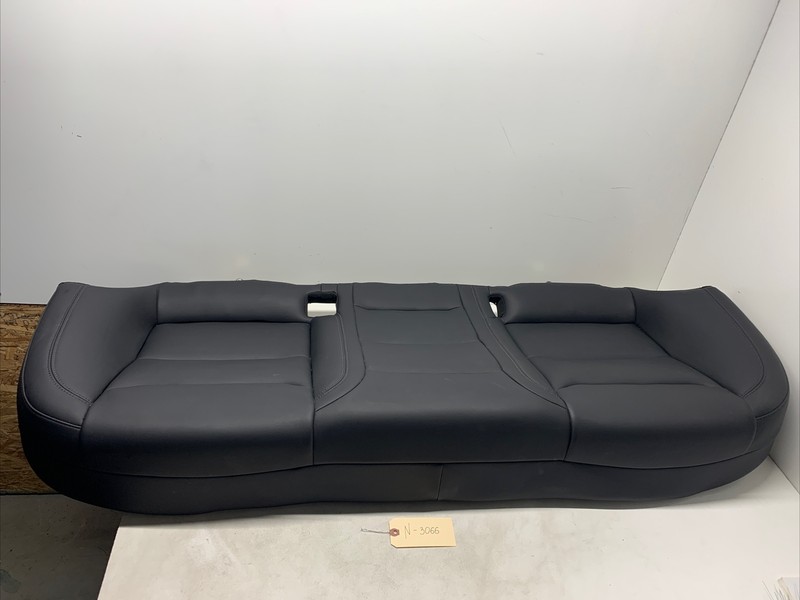 2020-2022 Tesla Model S AWD Plaid Rear Lower Bottom Seat Black Leather 3066 UP