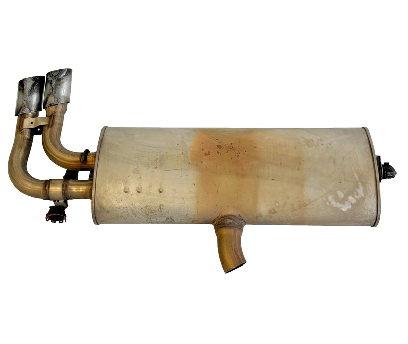 π 13-18 BMW F25 X3 X4 SDRIVE28i EXHAUST MUFFLER RESONATOR REAR LEFT DRIVER OEM