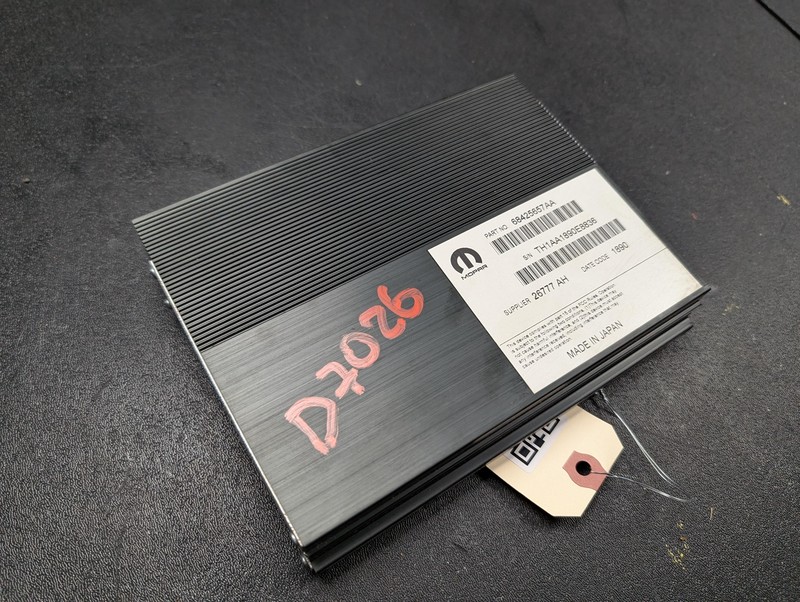 Audio Amplifier 2020 Dodge Challenger 68425657AA 2017 2018 2019 2021 2022 2023