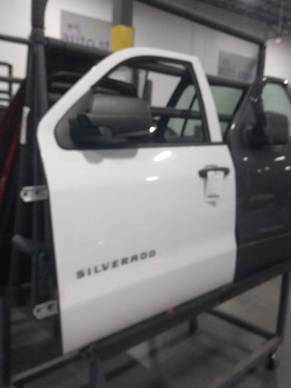 2017 Chevrolet Silverado 1500 Front Left Door White 394497 140K Miles Used