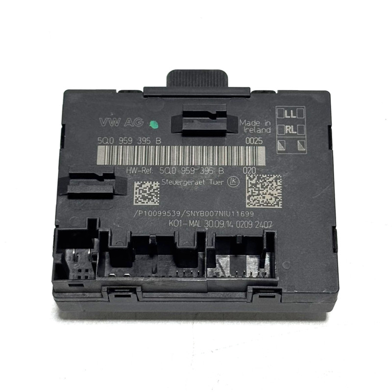📌 2015 AUDI A3 QUATTRO REAR LEFT SIDE DOOR CONTROL MODULE UNIT 5Q0959395B OEM