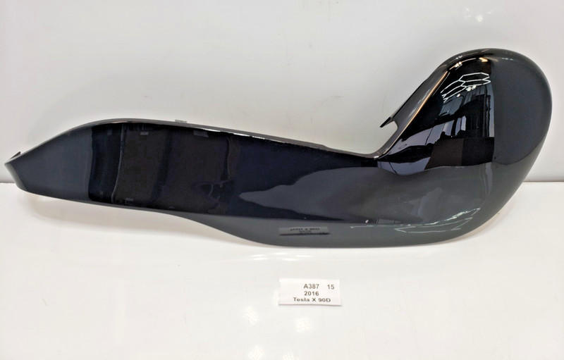 ✅ 16-20 OEM Tesla Model X Front Right Passenger Side Seat Panel Trim Black