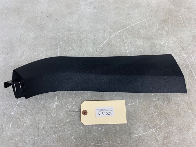 12-20 Tesla Model S Trunk Lift Gate LH Cover Panel Trim 1009234-00-G 31024 B22