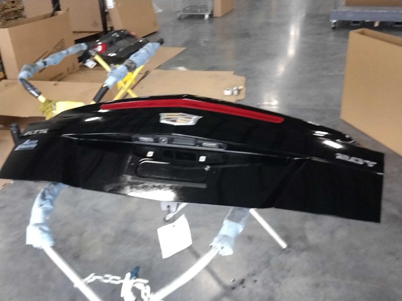 2016 Cadillac ATS Deck Lid Trunk Lid Black OEM 23266665 Used 52K Miles