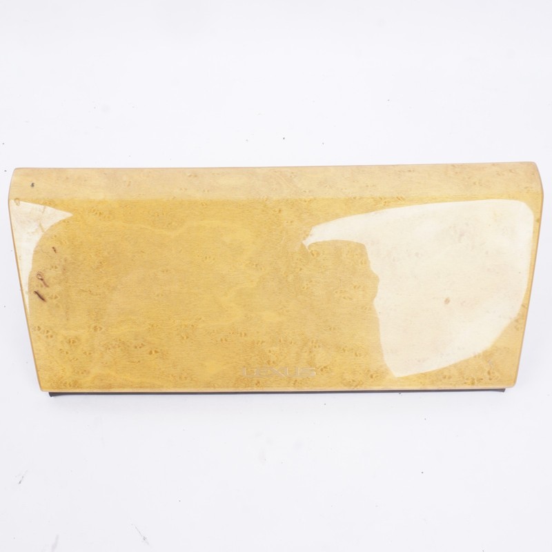 2002 - 2010 LEXUS SC430 RADIO DOOR TRIM COVER WOOD GRAIN OEM