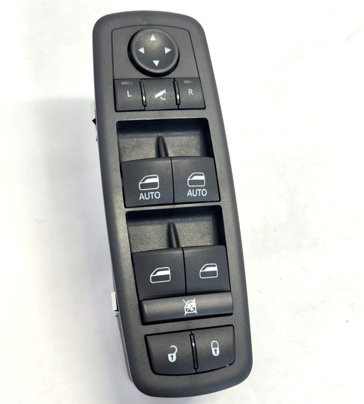 ✅2015-26 RAM 1500-3500 POWER FRONT LEFT DRIVER DOOR WINDOW SWITCH AND BEZEL OEM