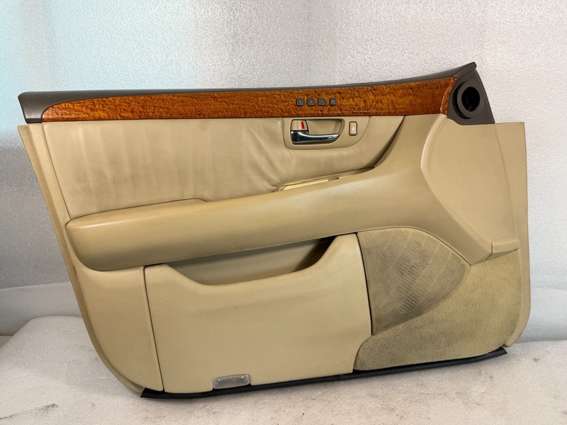 2001 - 2006 LEXUS LS430 LEFT FRONT DRIVER DOOR PANEL OEM #021 TAN