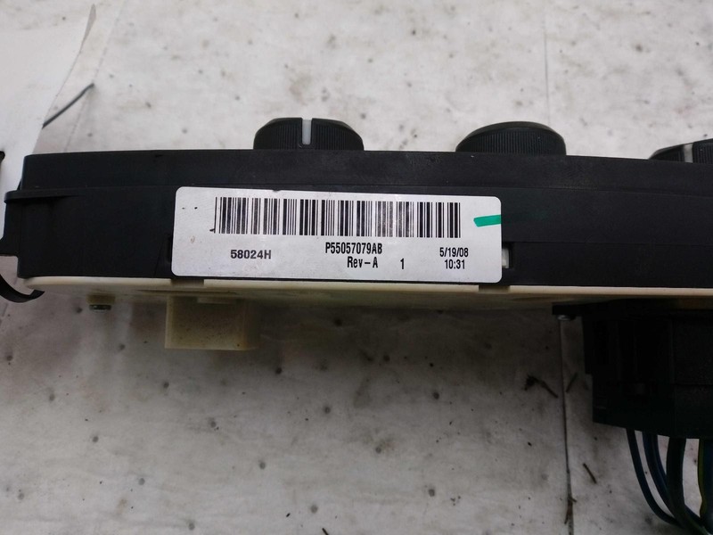 2008 DODGE 1500 PICKUP A/C Selector Switch OEM 55057079AA 204K Miles Red
