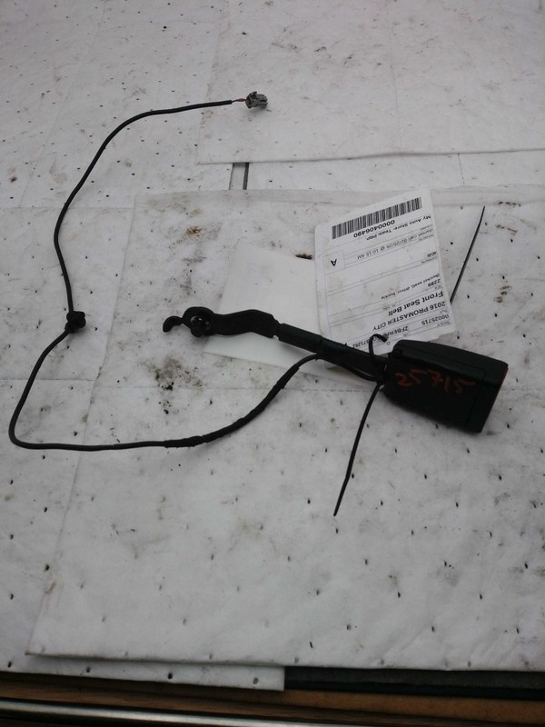 Used Front Left Seat Belt Front fits: 2016 Ram Promaster city bucket seat driver