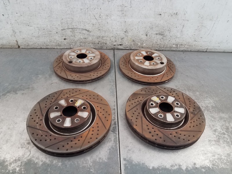 2010 Subaru WRX STi Brake Rotor Set #7397 E4