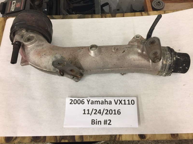 Yamaha Waverunner VX 110 Exhaust tube 2006 model