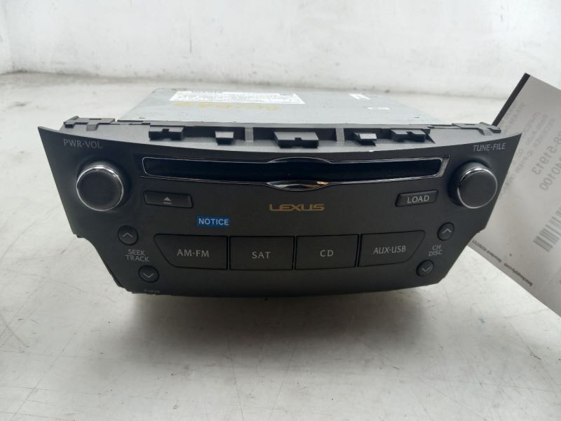 10-12 LEXUS IS350 3.5L STEREO / RADIO RECEIVER UNIT