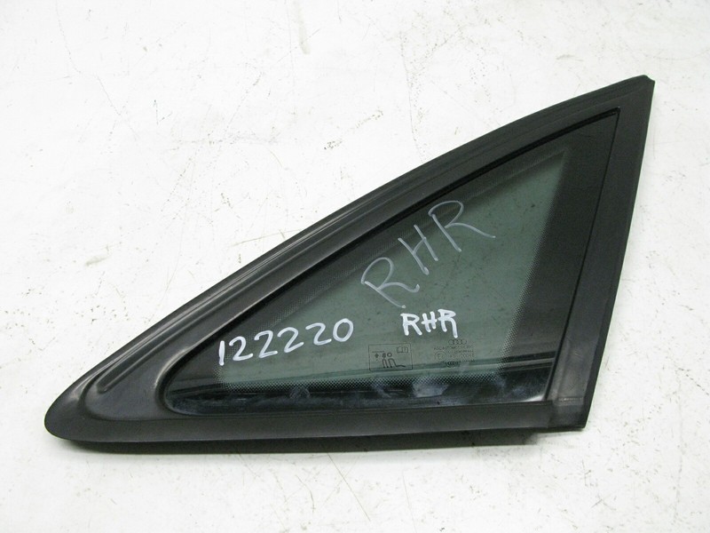 09-16 AUDI B8 A4 S4 RS4 SEDAN REAR RIGHT PASSENGER QUARTER WINDOW GLASS OEM 1222