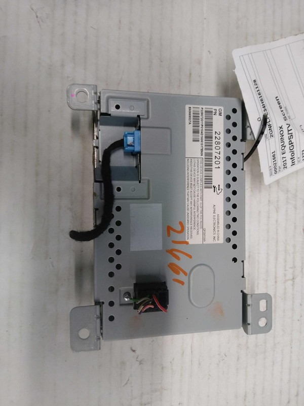 2017 Chevrolet Equinox Infotainment Display Instrument Cluster OEM White 85K