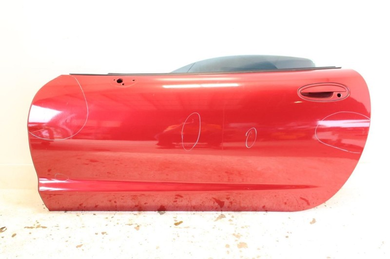 97-04 CORVETTE 5.7L LS1 Red Driver Left Front Door Assembly