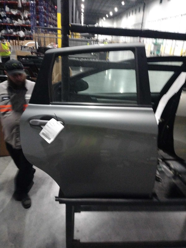 2015 Nissan Versa Rear Right Door Grey 486440 Used 47K Miles OEM