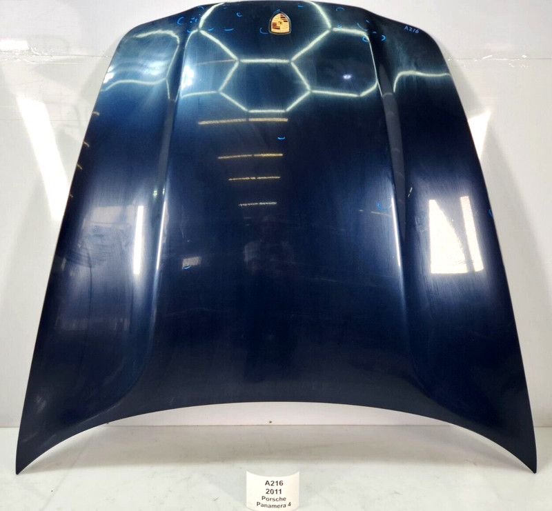 ✅ 10-16 OEM Porsche Panamera 4 970 Hood Panel Bonnet Cover Blue NOTE*