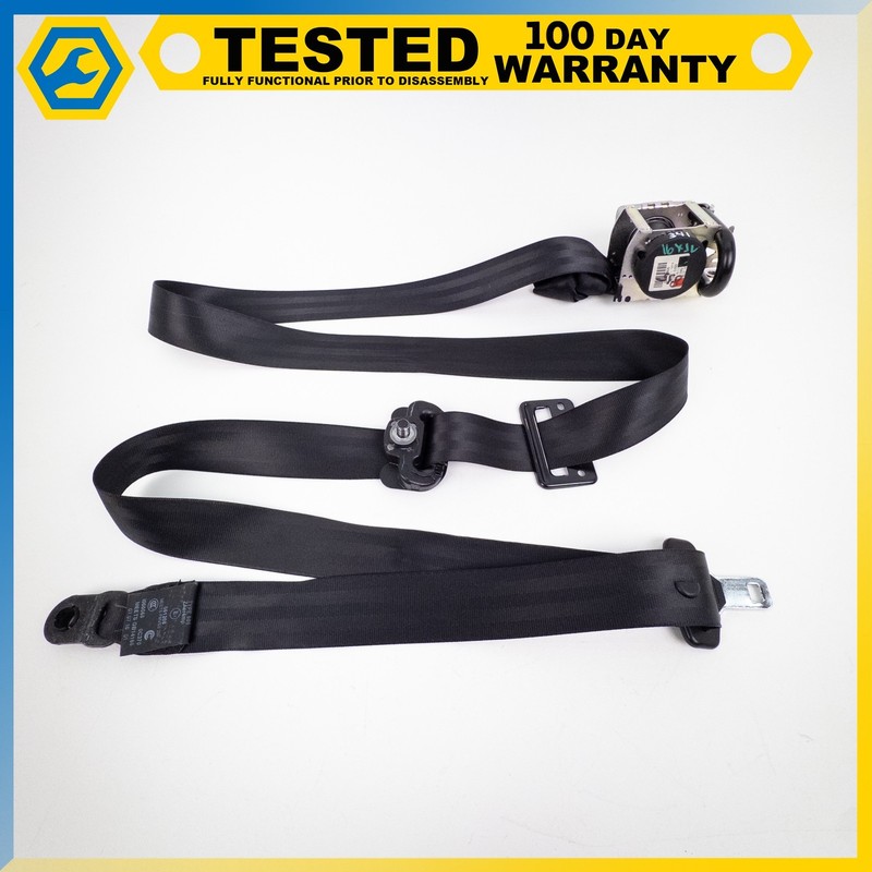 15-19 JAGUAR XJ XJL LWB FRONT LEFT DRIVER SEAT BELT RETRACTOR BLACK OEM