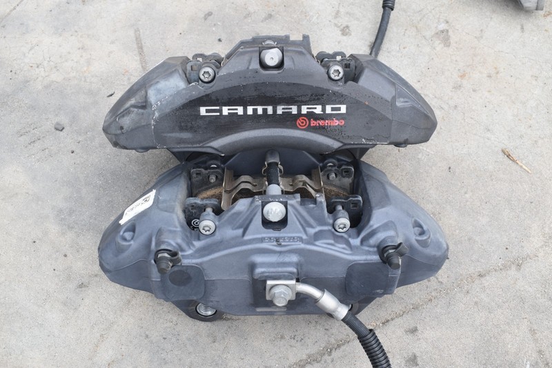 2010-15 Camaro ZL1 Brembo Performance FRONT PAIR Brake Calipers OEM *DARK GREY*